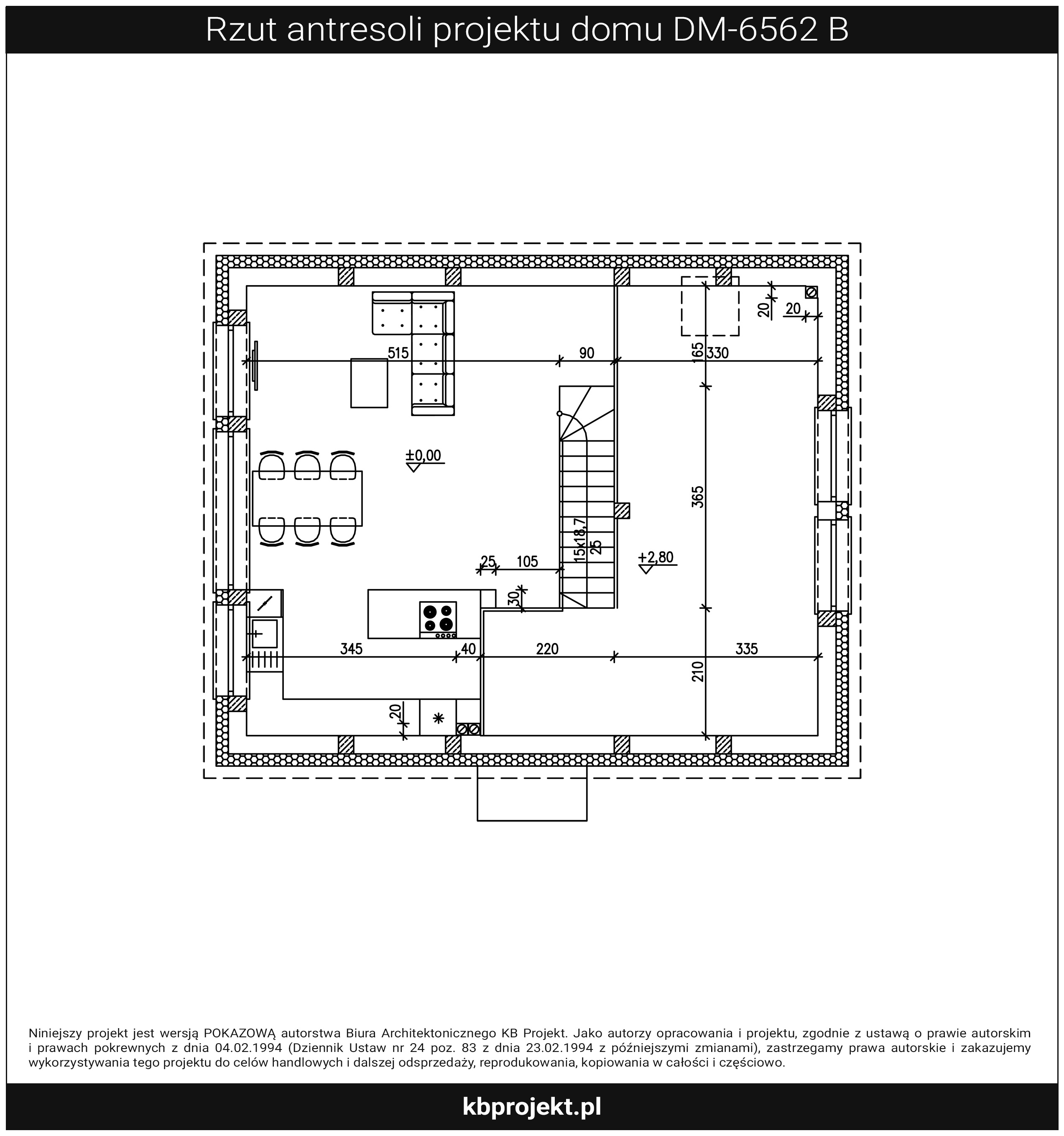 Rzut antresoli DM-6562 B